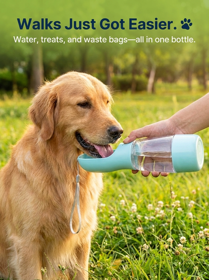 PawGo™ 3-in-1 Pet Travel Bottle