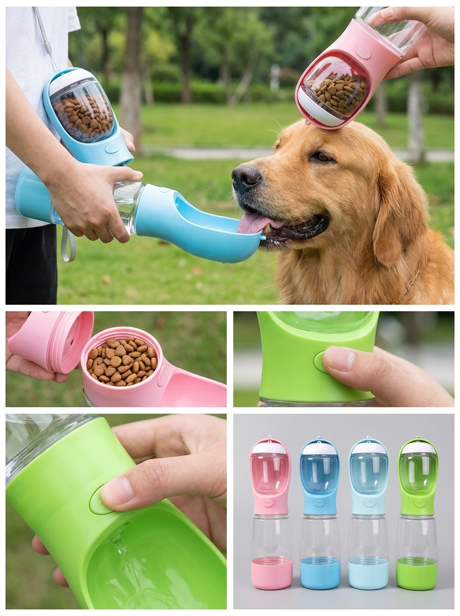 PawGo™ 3-in-1 Pet Travel Bottle